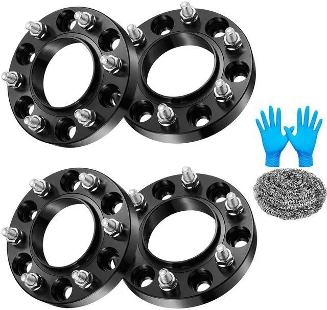 Main image of 6x139.7 Wheel Spacers 1 inch Compatible with Ford Bronco 2021-2023, 93.1 mm Center Bore & 6 Lug Forged 6x5.5 Wheel Adapters M12x1.5 Compatible with Ford Ranger 2011-2023, 4PCS