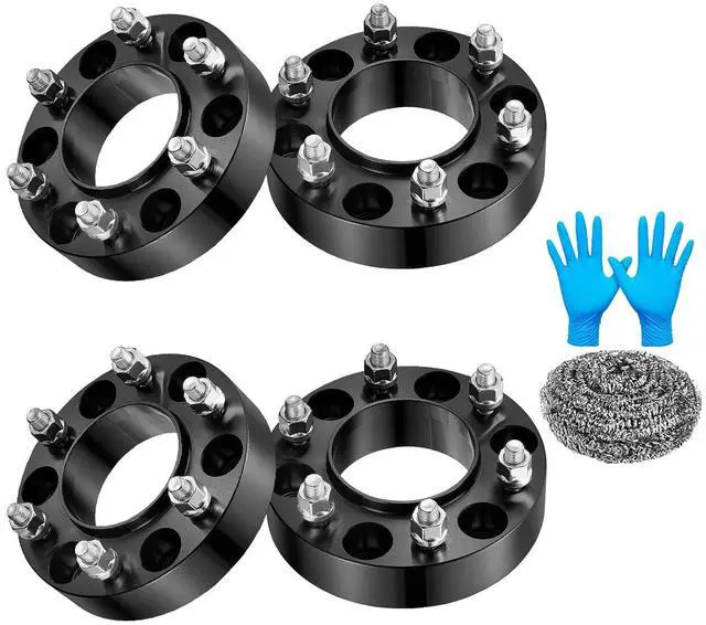 Main image of 6x139.7mm (6x5.5) Wheel Spacers 1.5inch Compatible with Ford Ranger 2011-2023, 93.1mm Center Bore Hubcentric & 6 Lug Forged Wheel Adapters M12x1.5 Compatible with Ford Bronco 2021-2023, 4PCS