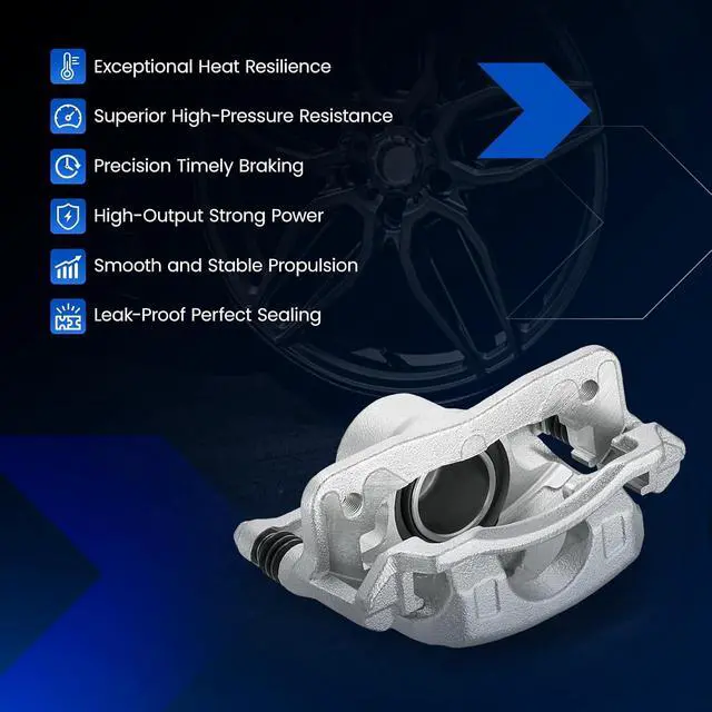 Alt view image 7 of 7 - Front Brake Caliper Assembly Replaces for 19B6764 19B6765, Compatible with Honda Civic 2012-2015 1.8L L4, GAS