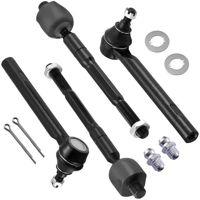 Main image of 4PCS ES800224 ES800226 Front Inner/Outer Tie Rod Ends Kit Compatible with Honda Odyssey 2005-2009(Excluding Touring Models), 2010 Odyssey All Models