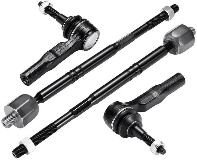 Main image of 4-PC Tie Rod Ends Kits Compatible with Cadillac SRX 2010-2016,2xInner tie rod EV800928,2xOuter tie rod ES800640