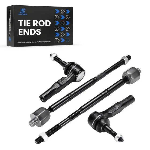 Alt view image 5 of 7 - 4-PC Tie Rod Ends Kits Compatible with Cadillac SRX 2010-2016,2xInner tie rod EV800928,2xOuter tie rod ES800640