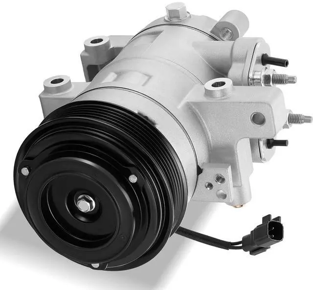 Main image of 168661 AC Compressor with Clutch for Ford Mustang, DKS17DS Style | Compatible with Ford Mustang 2011-2017 V8 5.0L GAS, 2015-2022 V8 5.2L GAS