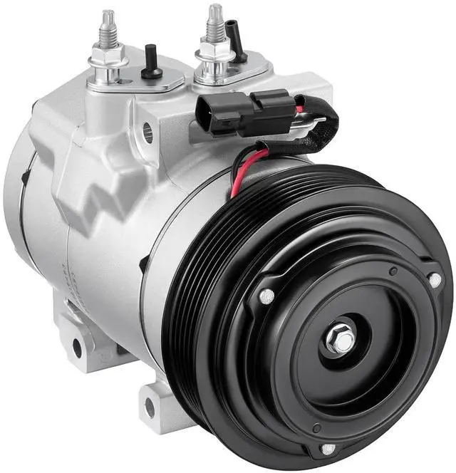 Main image of 97324 Air Conditioning AC Compressor with Clutch for Ford | Compatible with Ford F-250 F-350 F-450 F-550 Super Duty F53 F59 F650 F750, RS20 Compressor