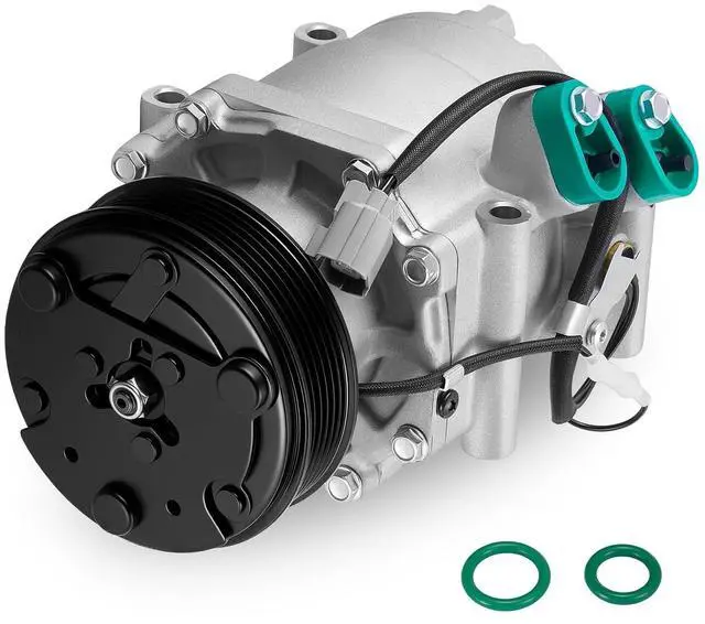 Main image of 77613 Air Conditioning A/C Compressor with Clutch Compatible with Acura EL 2001-2005 1.7L L4, Compatible with Honda Civic 2002-2005 1.7L L4
