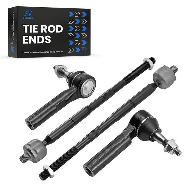 Alt view image 5 of 7 - 4-PC Tie Rod Ends Kits Compatible with Dodge Caliber 2007-2012,2xOuter-ES800408 2xInner-EV80645