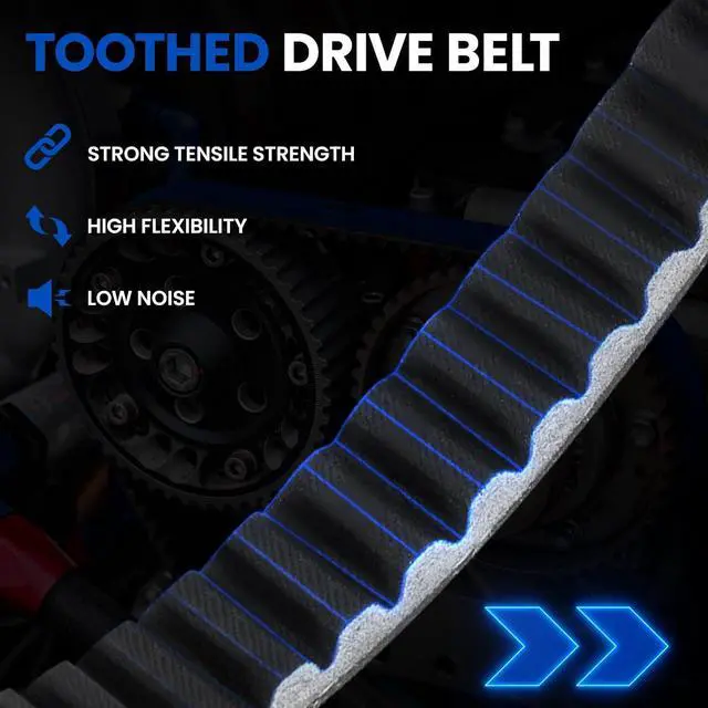 Alt view image 3 of 7 - 725 Go Kart Drive Belt, Hammerhead 80T, Mudhead 208R Cart Drive Belt, 14704 for Trailmaster Mid Karts MB200, 30 Series Torque Converter Belts, Replacement 9.100.018-725, 1 Pack