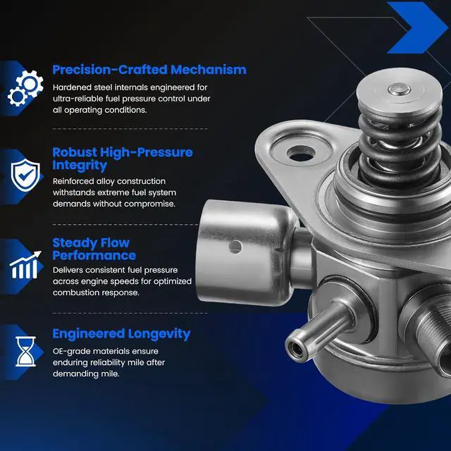 Alt view image 7 of 7 - HM10139 High Pressure Fuel Pump Compatible with INFINITI 2017-2019 QX30, Compatible with Mercedes-Benz 2014-2019 CLA250, 2015-2020 GLA250