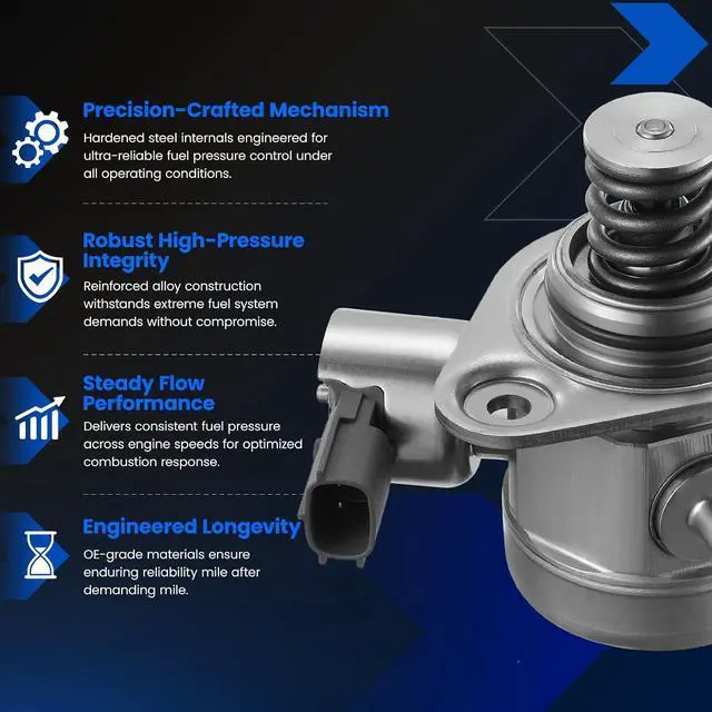 Alt view image 7 of 7 - HM10021 High Pressure Fuel Pump Compatible with Nissan 2011-2017 Juke, 2017-2019 Rogue, 2017-2022 Rogue Sport, 2017-2019 Sentra