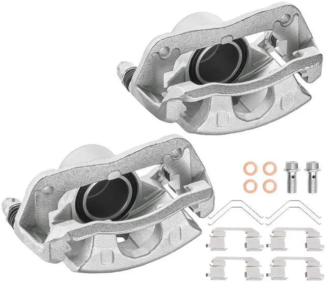 Main image of Front Brake Caliper Assembly Replaces for 19B2662 19B2663, Compatible with Honda CR-V 2002-2004 2.4L, Compatible with Honda Element 2003-2011 2.4L L4, GAS