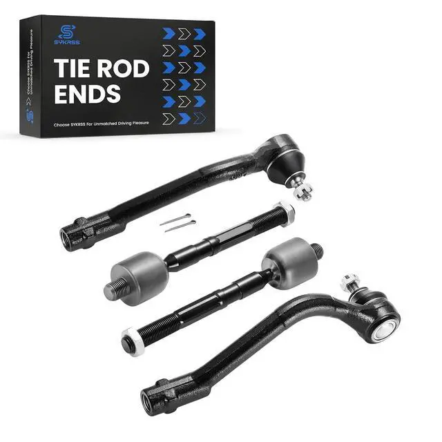 Alt view image 5 of 7 - 4PCS ES80071 ES80071 EV80097 Inner and Outer Tie Rod End kit Compatible with Hyundai Sonata 2011-2013
