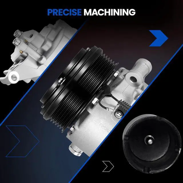 Alt view image 7 of 7 - 98275 Air Conditioning A/C Compressor with Clutch Compatible with Mini Cooper 2002-2006 1.6L L4, GAS