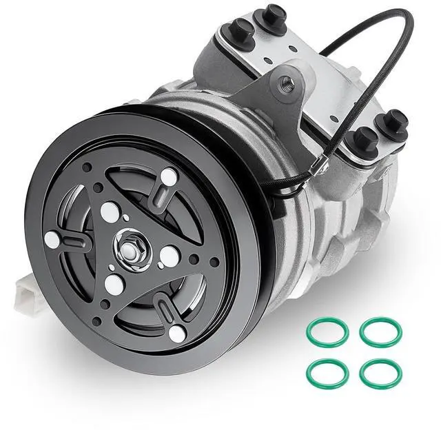 Main image of 77312 Air Conditioning A/C Compressor with Clutch Compatible with Chevrolet Sprint 1985-1988 1.0L, for Tracker 1989-1991 1.6L, Compatible with Suzuki Samurai 85-95 1.3L, for X-90 96-98 1.6L