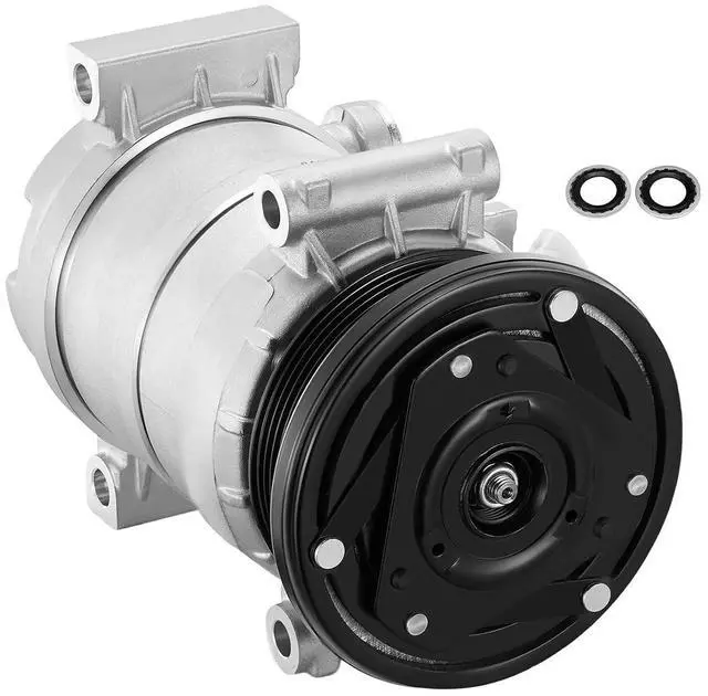 Main image of 1136521 Air Conditioning AC Compressor with Clutch | Compatible with Chevrolet Silverado Express 1500 3500, Compatible with GMC Jimmy Sonoma Savana 1500, for Isuzu Hombre