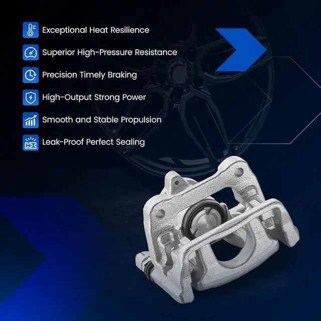 Alt view image 7 of 7 - Rear Brake Caliper Assembly Replaces for 19B7434 19B7435, Compatible with Mazda 6 2016-2021 2.5L L4, GAS