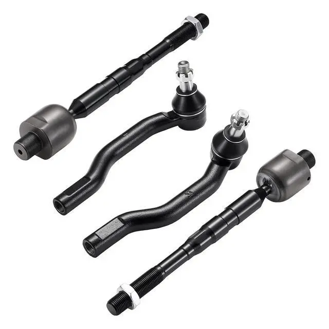 Alt view image 3 of 7 - 4-PC Tie Rod Ends Kits Compatible with Nissan Titan 2004-2015,2xOuter ES800031 ES800032,2xInner EV800216