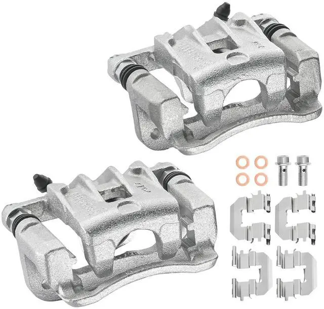 Alt view image 3 of 7 - Rear Brake Caliper Assembly Replaces for 19-B6283 19-B6282, Compatible with Kia Soul 2010-2013 1.6L 2.0L L4, GAS