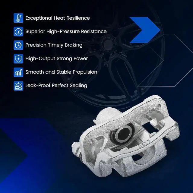 Alt view image 7 of 7 - Rear Brake Caliper Assembly Replaces for 19-B6283 19-B6282, Compatible with Kia Soul 2010-2013 1.6L 2.0L L4, GAS