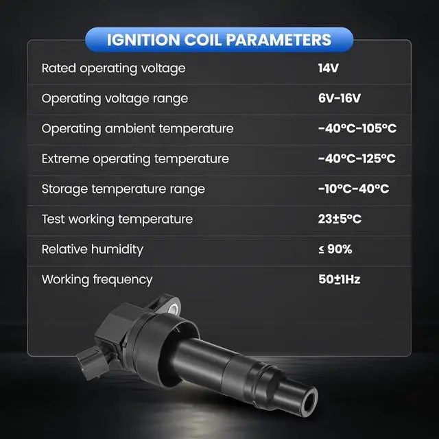Alt view image 7 of 7 - 4 Ignition Coils - for Kia Forte Koup, Forte5 2014-2016, for Hyundai Veloster 2013-2015 1.6L L4 - Repl UF707/27301-2B110