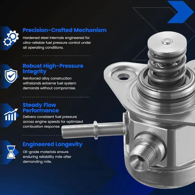 Alt view image 6 of 7 - HM10035 High Pressure Fuel Pump Compatible with Ford 2018-2021 EcoSport, 2014-2017 Fiesta, 2015-2018 Focus