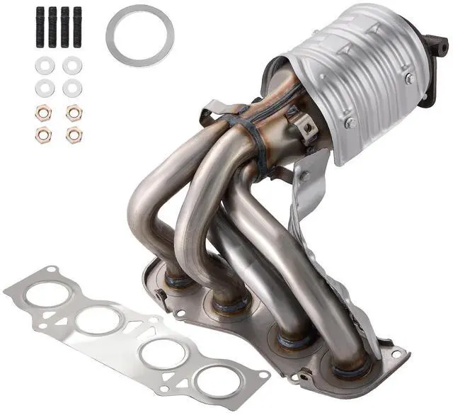 Main image of Exhaust Manifold Catalytic Converter Kit Direct-Fit Compatible with Toyota Solara Camry 2006 2007 2008 2009, Compliant OE: 641303, 674-044, 16498 (EPA Compliant)