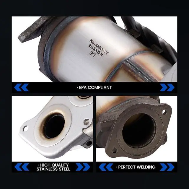 Alt view image 4 of 5 - Exhaust Manifold Catalytic Converter Kit Direct-Fit Compatible with Toyota Solara Camry 2006 2007 2008 2009, Compliant OE: 641303, 674-044, 16498 (EPA Compliant)