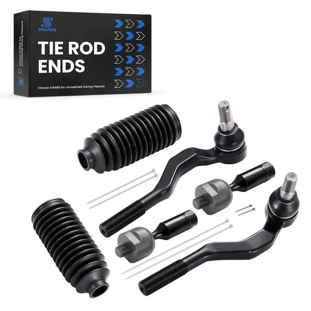 Alt view image 5 of 7 - 6-PC Tie Rod Ends Kits Compatible with Toyota Tacoma 1995-2004,1xOuter ES3545 ES3546,2xInner EV433,2xdust cover
