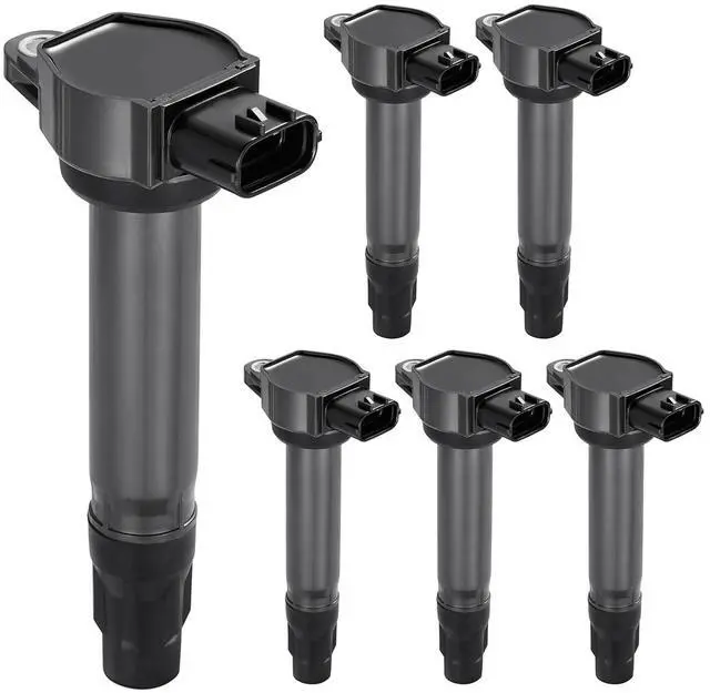 Main image of 6-Pack UF589 Ignition Coils Compatible with Mitsubishi Outlander 2007-2016 3.0L 2.4L, Outlander Sport 11-17 2.0L 2.4L, Lancer 08-17 2.4L 2.0L - Replaces 26020047 1832A016 597096 GN10519 C1694