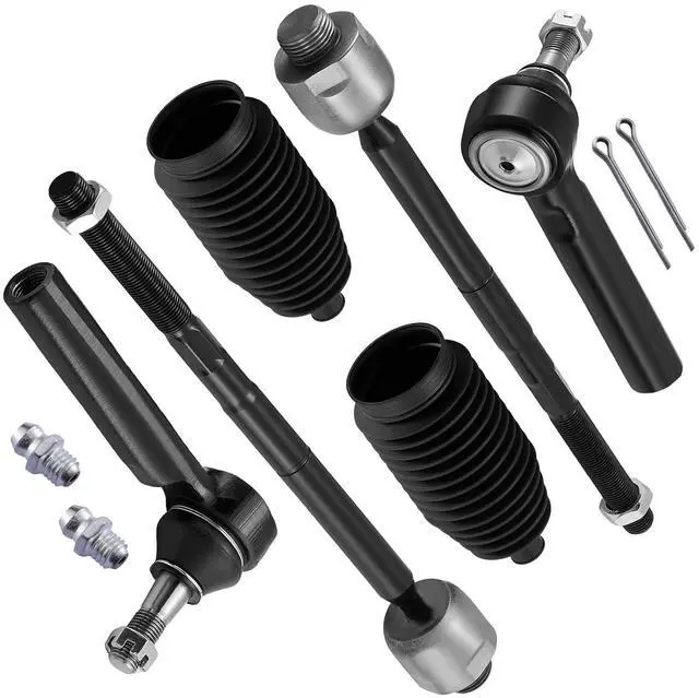 Main image of 6PCS EV800084 ES800223 Front Inner/Outer Tie Rod Ends Kit w/Tie Rod Boot Compatible with Chevy 2007-2013 Tahoe Silverado, Compatible with Cadillac 07-14 Escalade,Compatible with GMC Sierra