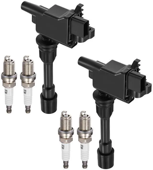 Main image of 2-Pack UF407 Ignition Coils & 4-Pack 2382 Spark Plugs Kit Compatible with Mazda Protege 2001-2003, Protege5 2002-2003, 2.0L L4 - Replaces GN10301 IC527 C-637 C1340 & more