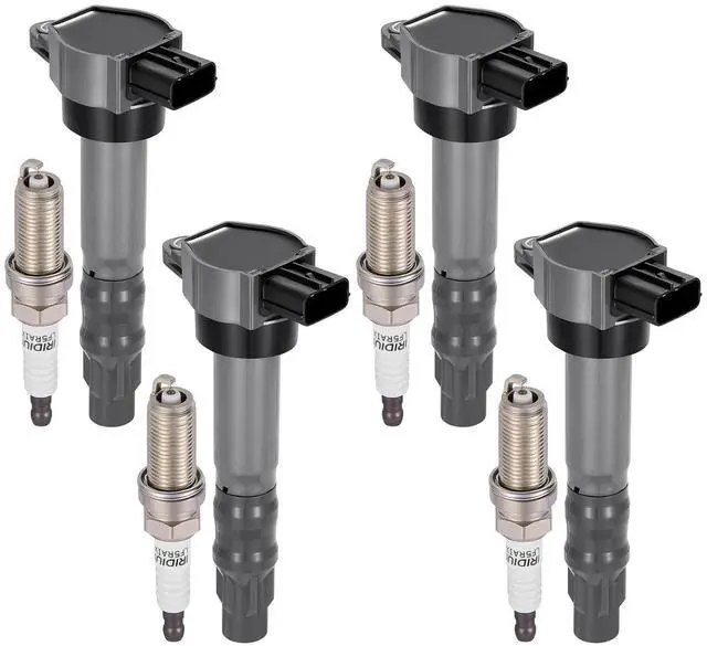 Main image of 4-Pack UF532 Ignition Coils & AP5325 Spark Plugs Kit Compatible with Mitsubishi 2006-2012 Eclipse 2.4L, 2004-2012 Galant 2.4L, 2004-2006 Lancer Outlander 2.4L - Replaces 2505-307658 & more
