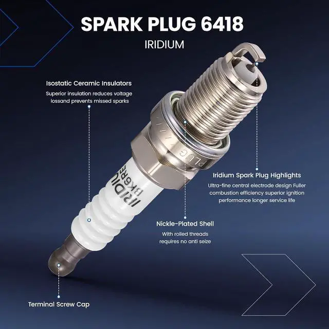 Alt view image 5 of 7 - 4-Pack UF274 Ignition Coils & 6418 Spark Plugs Kit Compatible with Audi A4 A6 A8 S6 S8 TT Quattro, Volkswagen Beetle Golf Jetta Passat, 1.8L 4.2L - Replaces 06B905115B 5C1036 C1318 & more