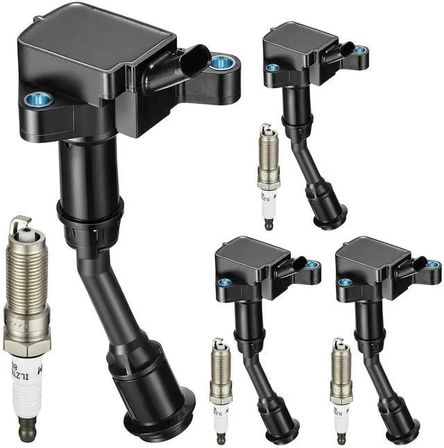 Main image of 4 Ignition Coils Pack+4 Spark Plug Kit Fix Misfires for Ford Fusion (2014-2020) & Escape (2017-2019) 1.5L L4 Repl. UF735/DS7Z12029A/SP539