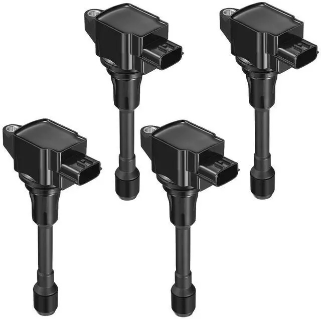 Main image of 4 Ignition Coils UF719 224481HC0A for Nissan for Suzuki 1.6L 2.5L | Fits 2005-2019: Frontier,March,Versa,Versa Note,Equator. OE:224481KT1B,IGC0092,48848,SKC861. Better MPG, Long-lasting
