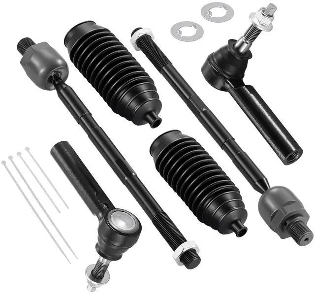 Main image of 6-PC Tie Rod Ends Kits Compatible with Chevrolet Traverse 2009-2017,2xInner-EV8005722xOuter-ES8002862xDust cover