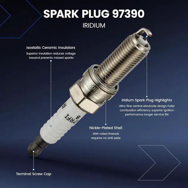 Alt view image 6 of 7 - 4 Ignition Coils & 4 Spark Plugs UF672 97390 for Honda for Accord | Fits 1.8/2.0L 2012-2015:ILX(13-15 2.0L),Civic(12-15 1.8L). OE:C900,5C1880,GN10421.Hotter Spark, Quicker Acceleration.