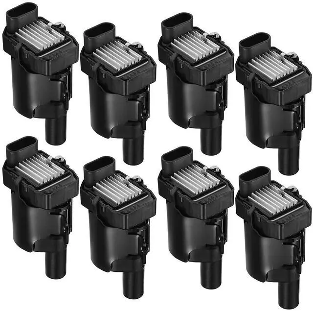 Main image of 8 Ignition Coils UF262 for GM 4.8-8.1L V8 for Chevy Buick Cadillac | Fits: Escalade(02-06),Silverado(00-07),Tahoe,Suburban,Express,Yukon,Savana,Sierra,H2,Rainier(04-05).OE:D585,10457730.