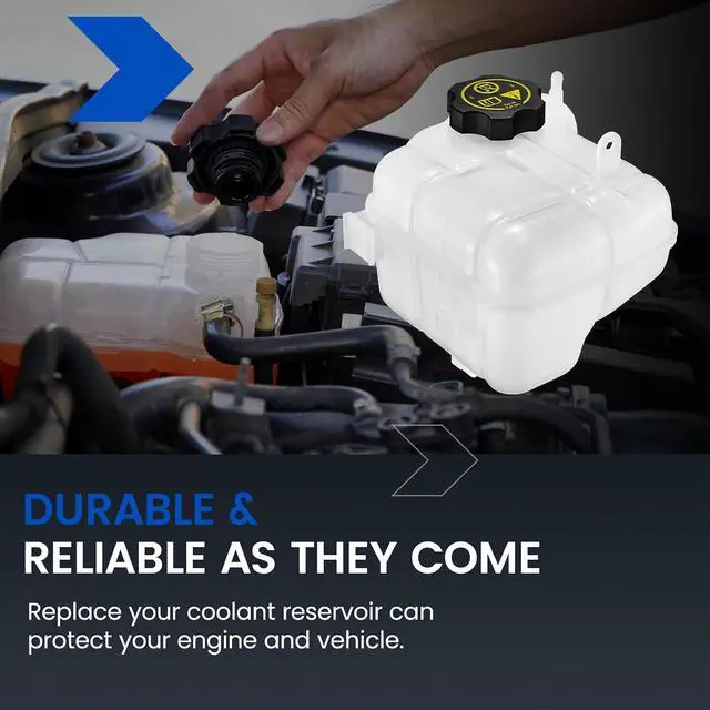 Alt view image 7 of 7 - 603-385 Engine Coolant Reservoir Tank for Impala LaCrosse 10-20 | Fits Buick LaCrosse/Regal 10-17; Chevy Impala/Malibu 10-20; Cadillac SRX/XTS 10-19; 20PSI cap, 1.2L; OE 22950436/13220124