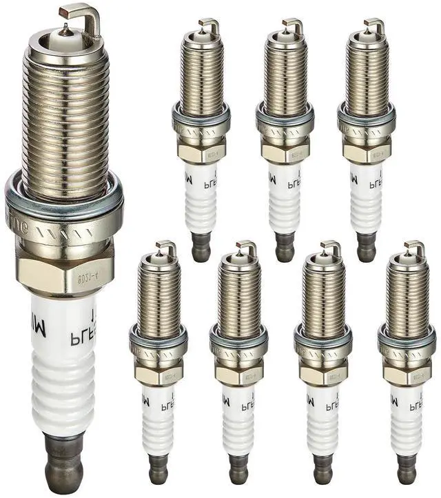 Main image of 6240 Iridium Spark Plugs 8 Pack Compatible with Nissan Armada Titan Pathfinder Armada 2004-2006 Compatible with INFINITI QX56 M45 FX45 Q45 2002-2010 4.5L 5.6L V8 Engine for PLFR5A-11 Spark Plug