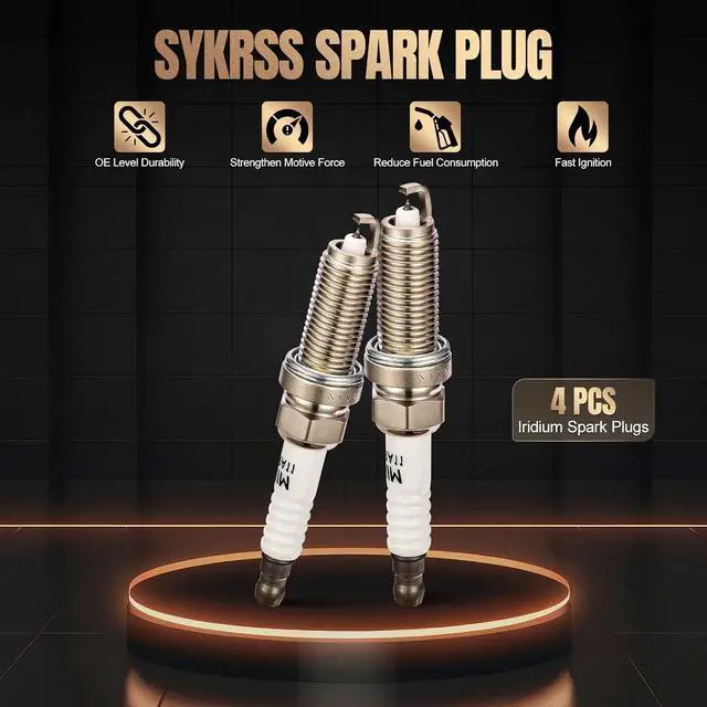 Alt view image 5 of 7 - 9029 Double Iridium Spark Plugs 4 Pack Compatible With Sentra Rogue Cube Altima Versa Pathfinder QX60 M56 FX50 QX70 1.6L 1.8L 2.0L 2.5L L4 Engine Replacement for 22401JA01B DILKAR6A11