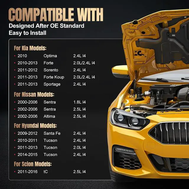 Alt view image 4 of 7 - Set of 4 Iridium Spark Plugs XP5325 Compatible with Kia Forte Koup Sorento Sportage Optima Compatible with Scion tC Santa Fe Tucson Altima Sentra 1.8L 2.0L 2.4L 2.5L L4 Replaces 4469