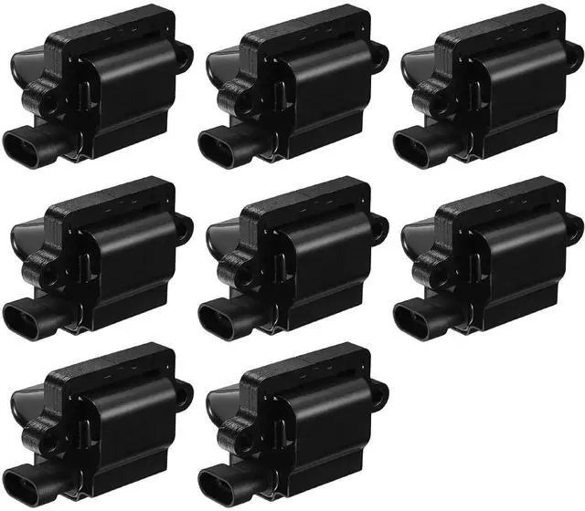 Main image of 8 Ignition Coils for UF271 GM 5.3-6.0L V8 for Chevy for GMC | Fits 1999-2006: Tahoe,Silverado,Suburban,Avalanche,Yukon,Sierra,Escalade,H2.OE:12558693,D581.Better MPG, Long-lasting