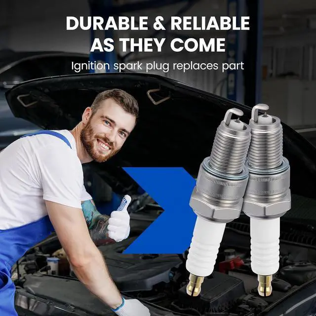 Alt view image 7 of 7 - 1465 Iridium Spark Plugs 4 Pack - Compatible with Chevrolet Avalanche Express Silverado Camaro Tahoe Impala, Escalade CTS, Yukon Canyon Savana, 5.7L 6.0L Engine - Replaces IZTR5B11 Spark Plug