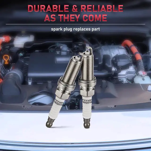 Alt view image 7 of 7 - 3444 Iridium Spark Plugs 4 Pack Compatible with Toyota Corolla Matrix Prius Compatible with Scion iQ xD Sentra Frontier CT200h 1.3L 1.8L 2.0L 2.4L 2.5L L4 Replaces 90919-01253 SC20HR11