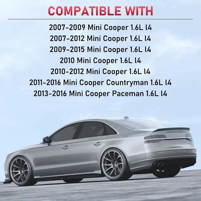 Alt view image 5 of 7 - 97968 Iridium Spark Plugs 4 Pack Compatible with Mini 2007-2015 Cooper 2011-2016 Cooper Countryman 2013-2016 Cooper Paceman 1.6L L4 Engine for 5843 596092 596093 90223 ILZKBR7B8G Spark Plug