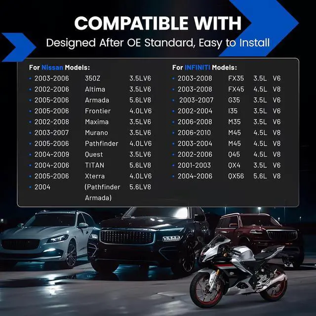 Alt view image 4 of 7 - 6240 Iridium Spark Plugs 6 Pack - Compatible with Nissan Armada Pathfinder TITAN Compatible with INFINITI FX35 FX45 G35 I35 M35 M45 Q45 QX4 QX56 Frontier Maxima Murano - Replaces PLFR5A-11