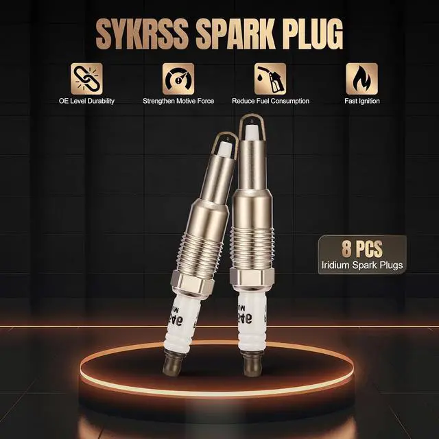 Alt view image 5 of 7 - SP546/SP515 Iridium Spark Plugs 8 Pack Compatible with Ford Expedition F150 F250 F350 F450 Super Duty Compatible with Lincoln Mark LT Navigator 5.4L 6.8L V8 V10 Engine Replaces PZH14F