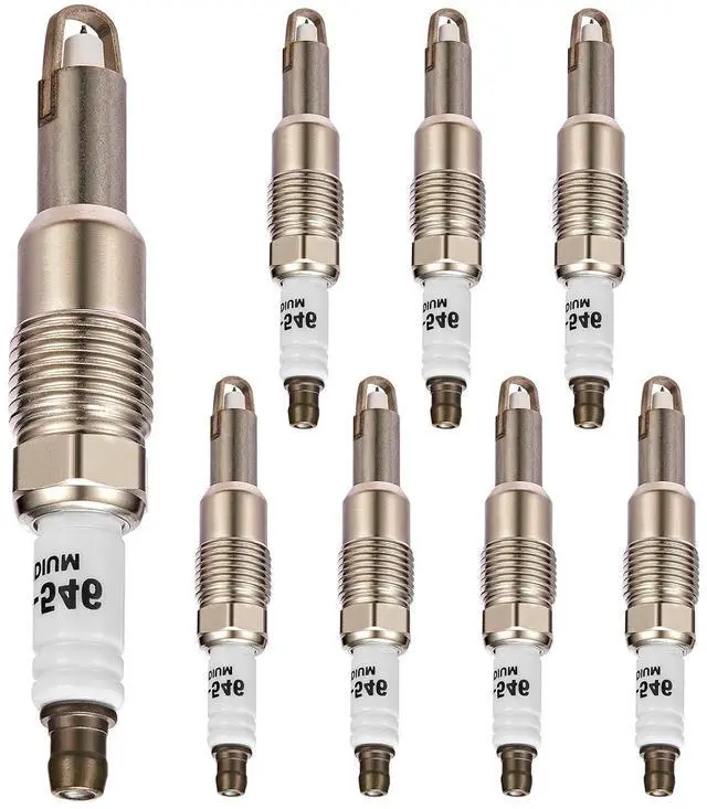 Main image of SP546/SP515 Iridium Spark Plugs 8 Pack Compatible with Ford Expedition F150 F250 F350 F450 Super Duty Compatible with Lincoln Mark LT Navigator 5.4L 6.8L V8 V10 Engine Replaces PZH14F