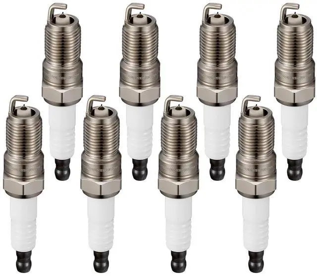 Main image of SP413 Iridium Spark Plugs 8 Pack - Compatible with Lincoln Navigator Mercury Mountaineer Audi A6 A8 Quattro E-150 Explorer, 4.0L 4.2L 4.6L 5.0L 5.4L V8 Engine - Replaces AGSF32N Spark Plug