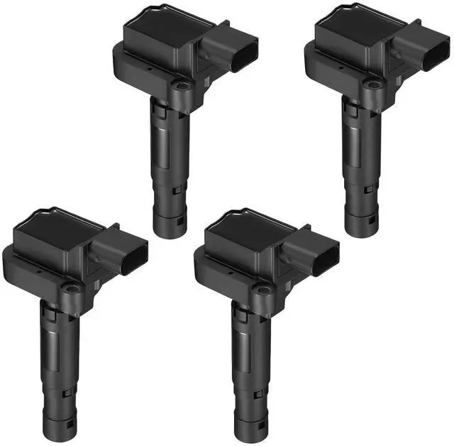 Main image of 4 Ignition Coils UF658 0001502580 for Mercedes-Benz 1.8L 2.0L L4 | Fits: C250(12-15),SLK250(12-15).OE:0001502580, GN10552, E1158, C931, A000-150-25-80, IC761,and more.Better MPG, Long-lasting